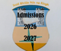 Admissions Notice 2026/2027